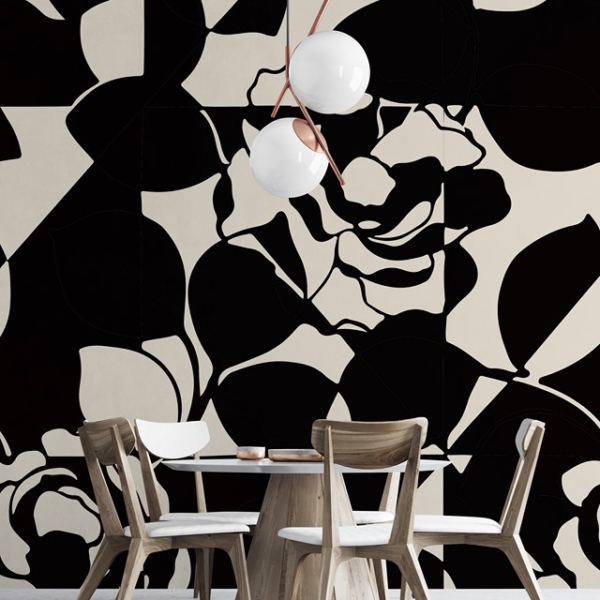 Fototapet Abstrakta blommor