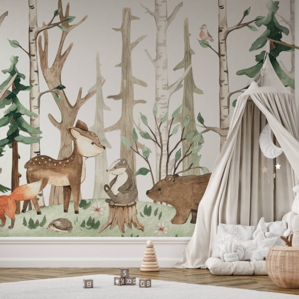 Fototapet Skogspaket