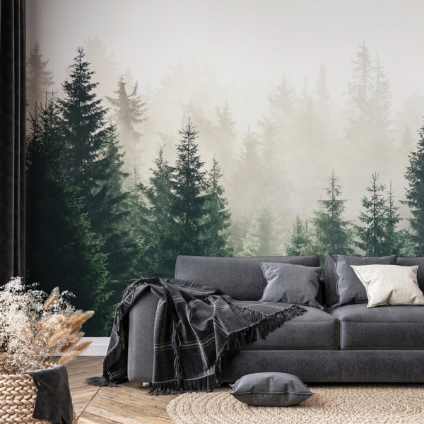 Fototapet Mystisk skog