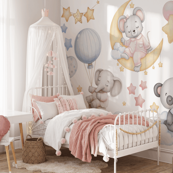 Fototapet Sömniga djur