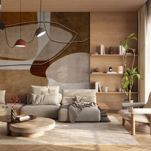 Fototapet Abstrakta former