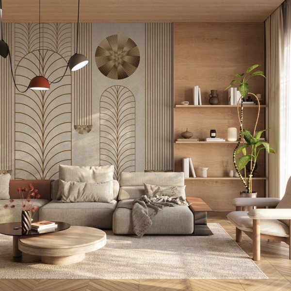 Fototapet Glamourösa rosetter