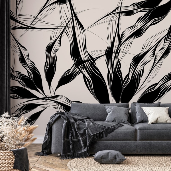 Fototapet Viftande löv