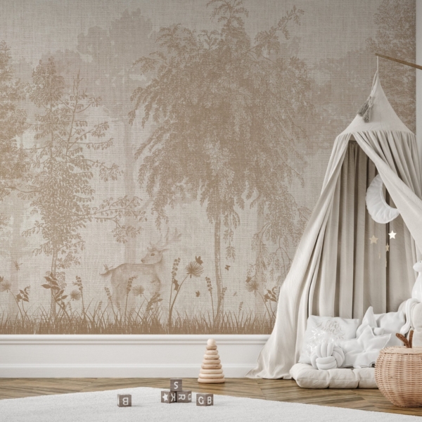 Fototapet Bland hjortarna