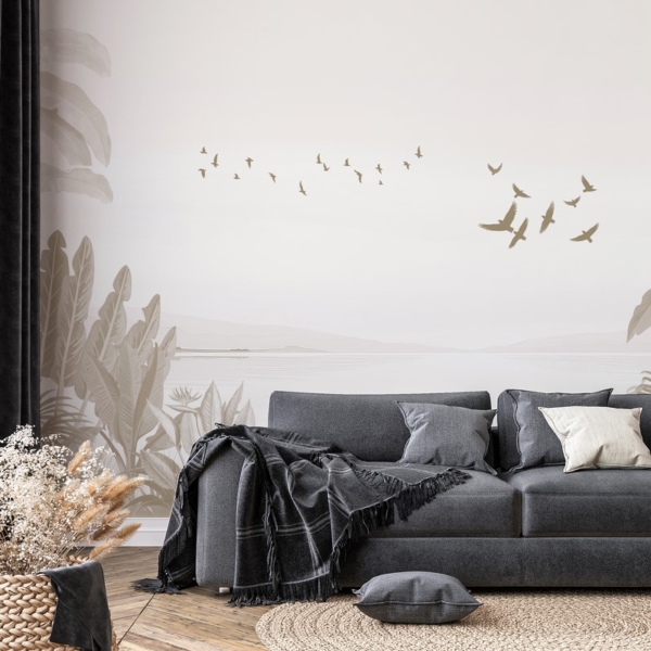 Fototapet Flygande fåglar