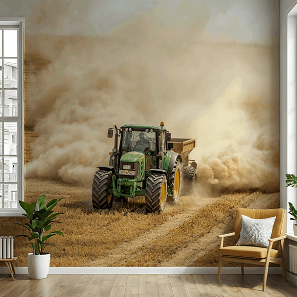 Fototapet Fältarbete