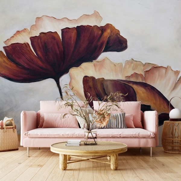 Fototapet Blommig skönhet