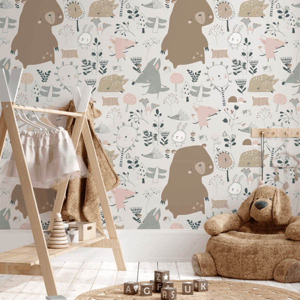 Fototapet Skogsdrömland