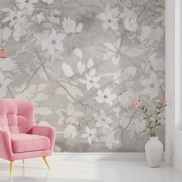 Fototapet Ljus trädgård