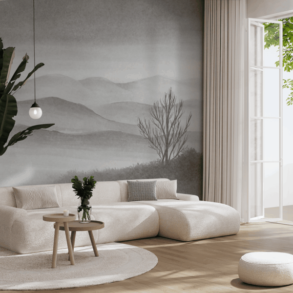 Fototapet Dimmigt lugn