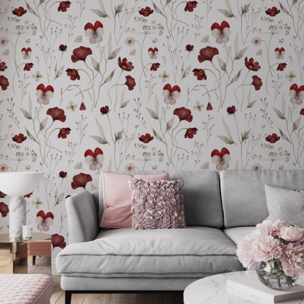 Fototapet Blommosaik