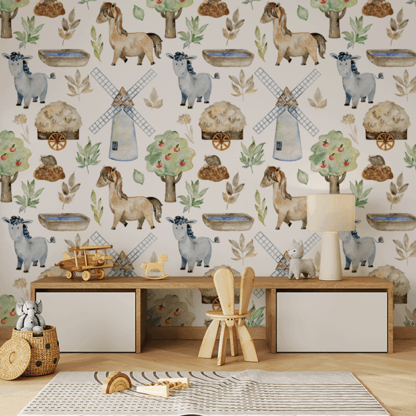 Fototapet Förtrollad gård