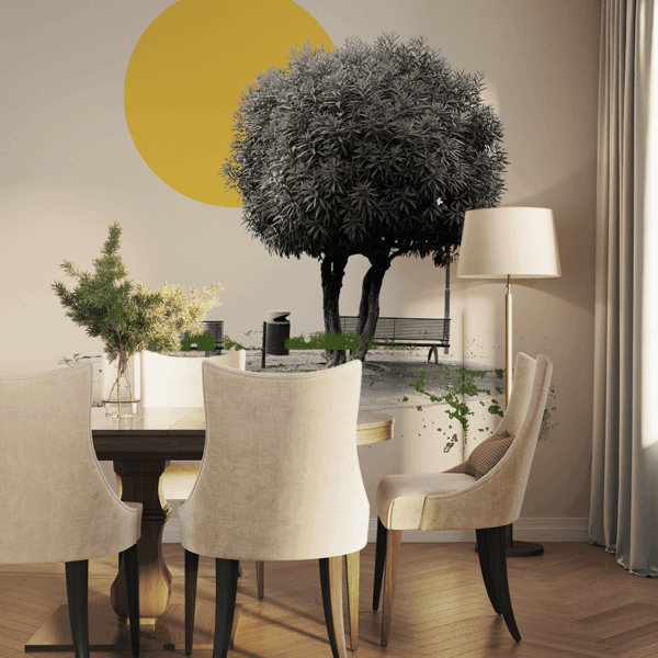 Fototapet Minimalistiskt hörn