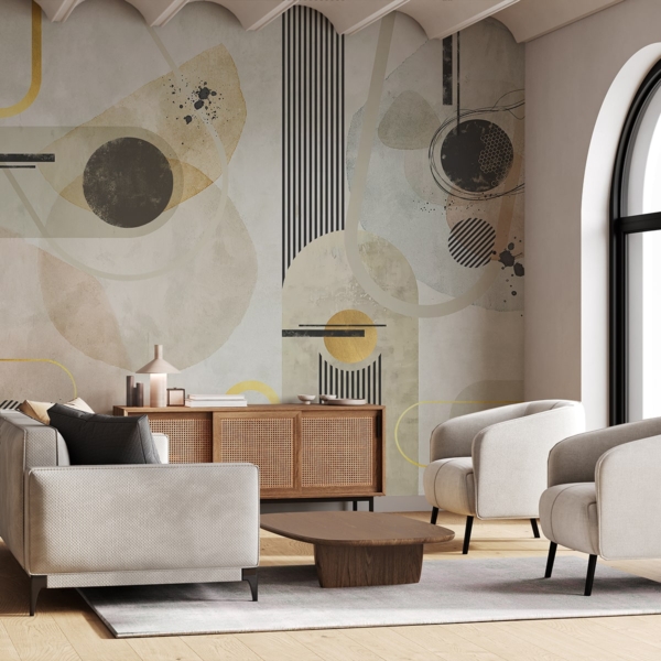 Fototapet Geometrisk viskning