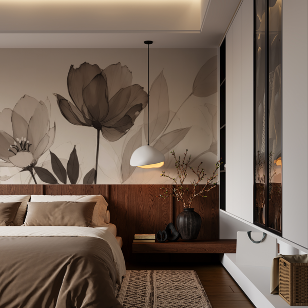 Fototapet Kronbladens tystnad