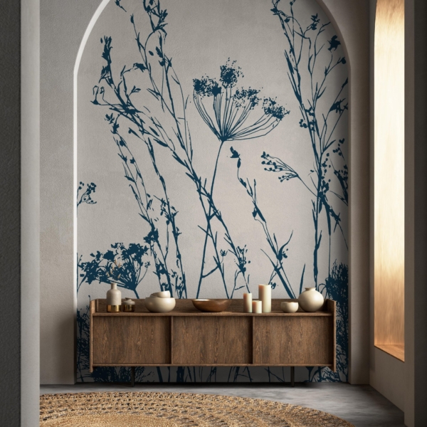 Fototapet Mystiska ängsskisser