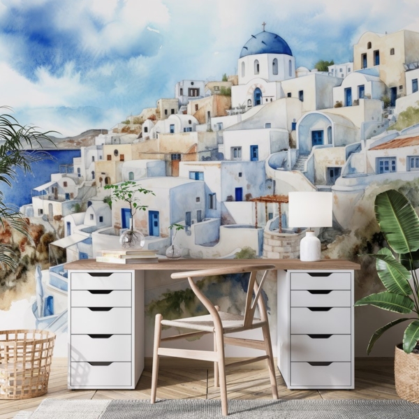 Fototapet Idylliska Grekland