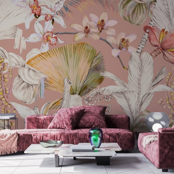 Fototapet Naturkollage