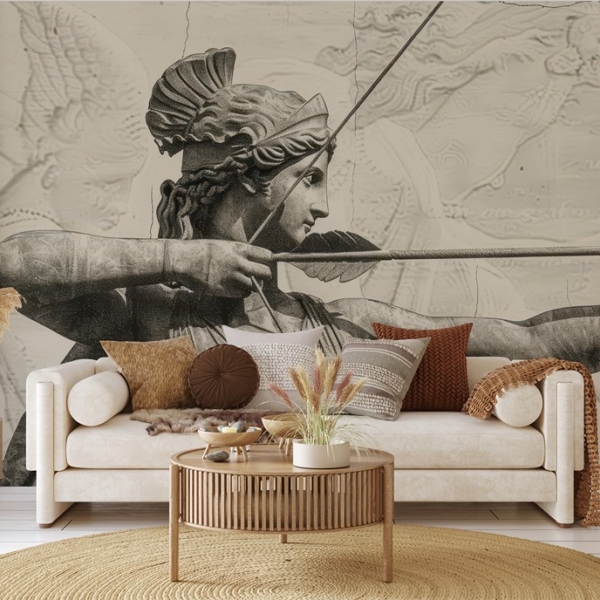 Fototapet Bågskytt från mytologin
