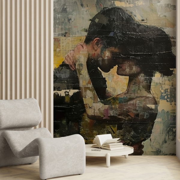 Fototapet Suddig i passion