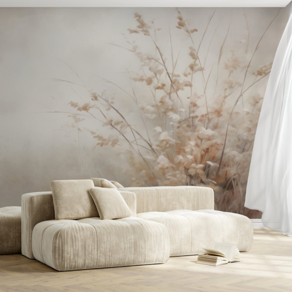 Fototapet Dimmig äng