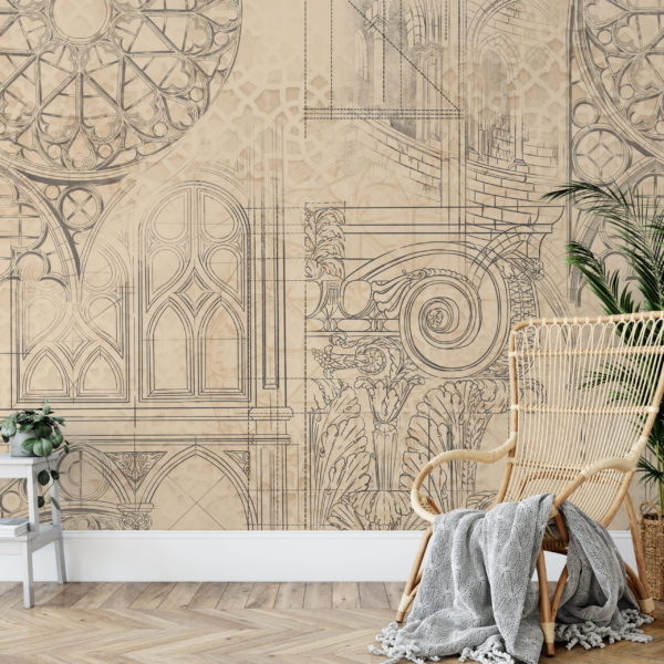 Fototapet Arkitektonisk harmoni