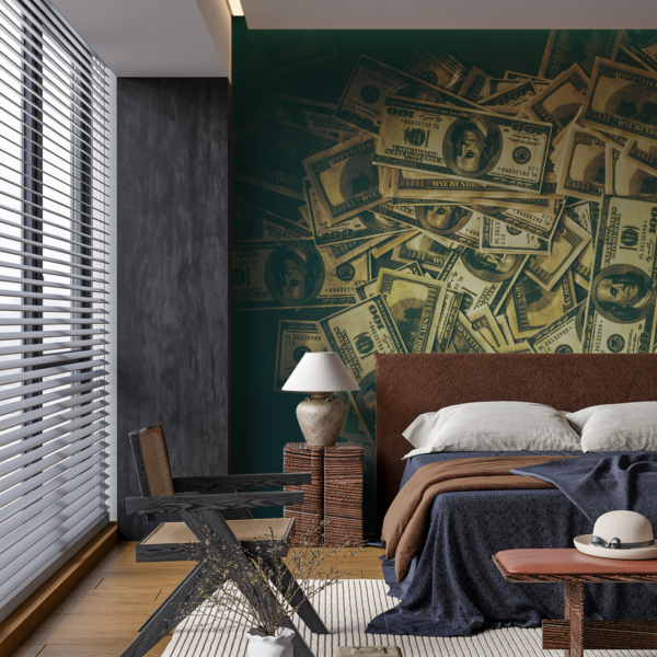 Fototapet 100-dollarsedlar