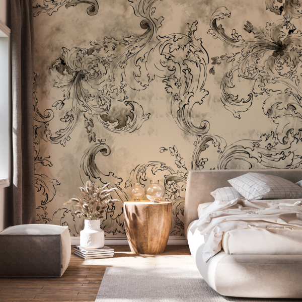 Fototapet Shabby chic skiss