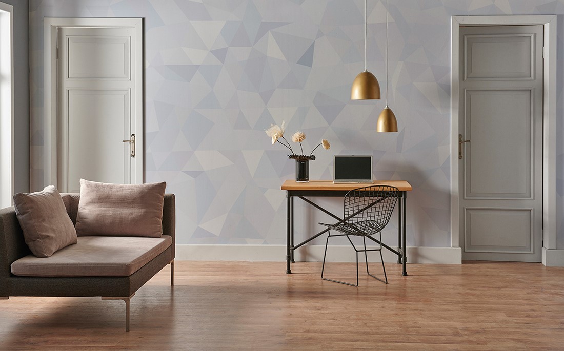 Fototapet Diamantens geometriska delikatess