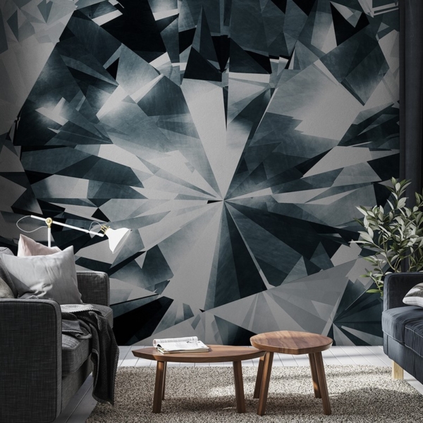 Fototapet Diamantgeometri