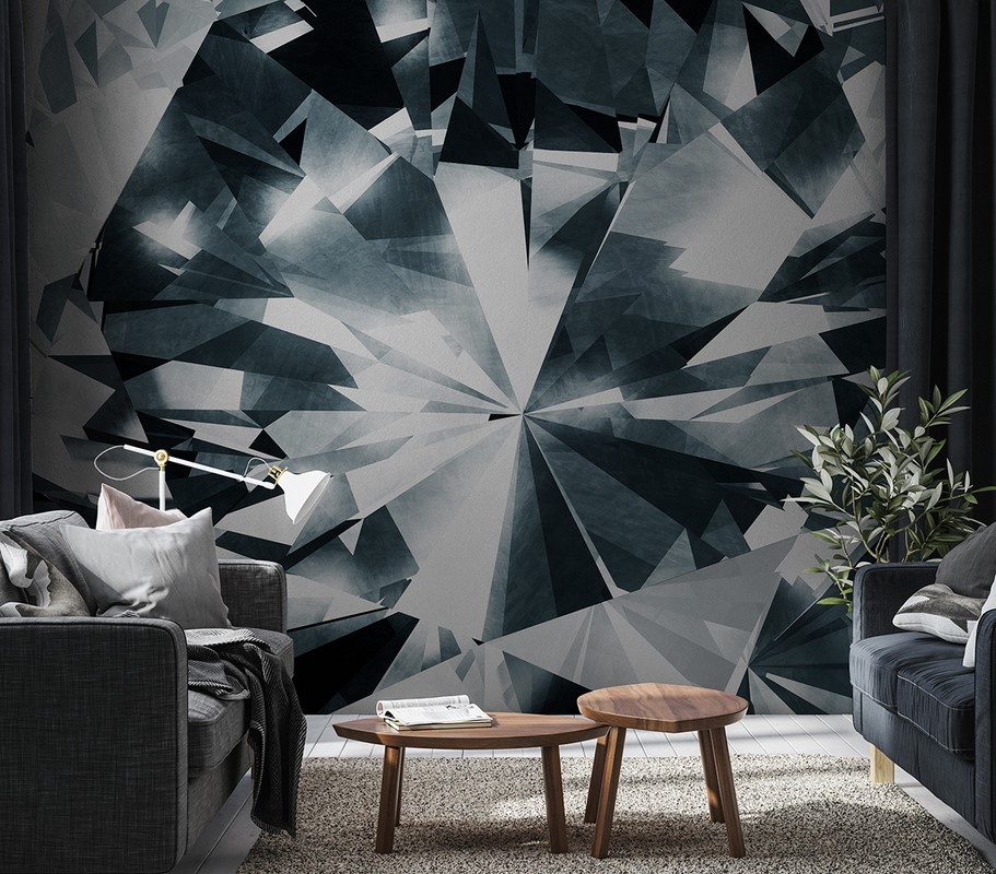 Fototapet Diamantgeometri