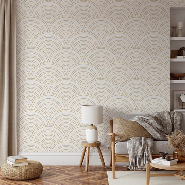 Fototapet Geometriska bågar