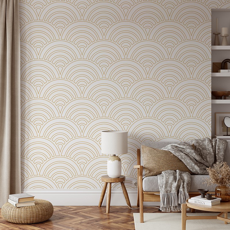 Fototapet Geometriska bågar