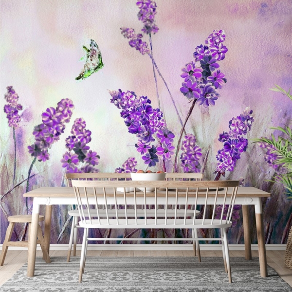 Fototapet Lavendelblommor