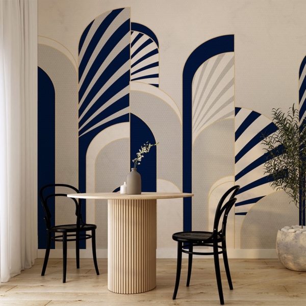 Fototapet Art Deco-bågar