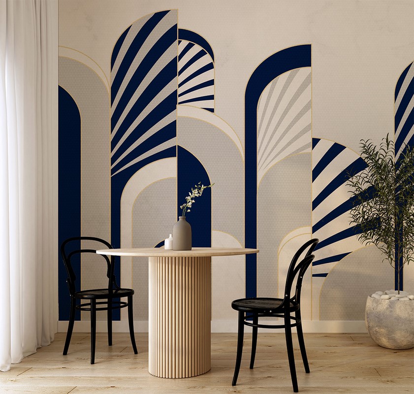 Fototapet Art Deco-bågar