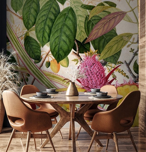 Fototapet Frukter från den exotiska trädgården