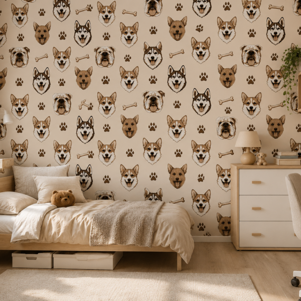 Fototapet Hundspann