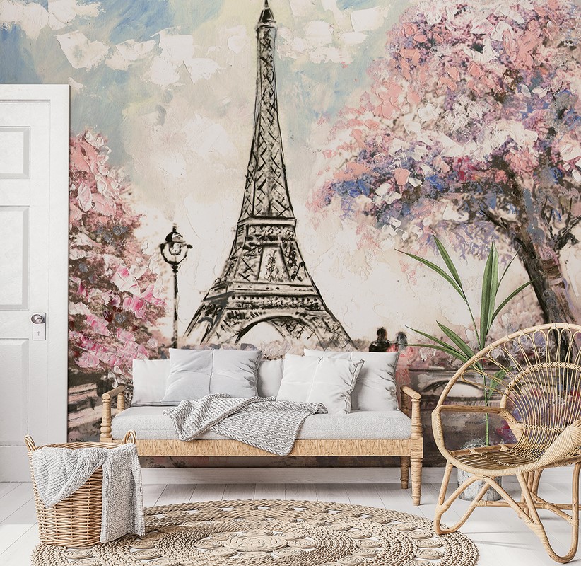 Fototapet Romantiska Paris