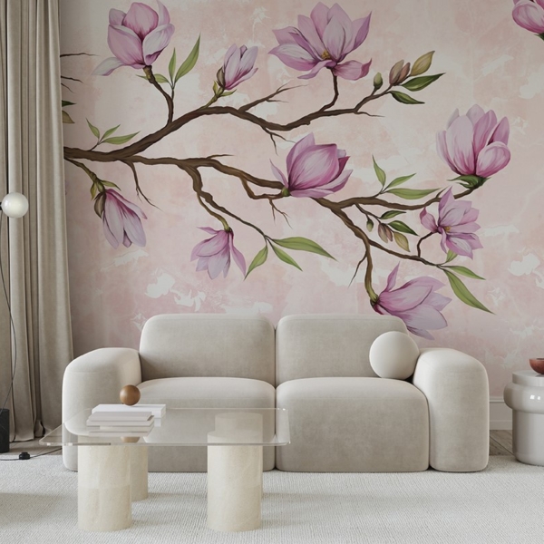 Fototapet Rosa magnolior