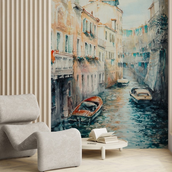 Fototapet Venedig i akvarell