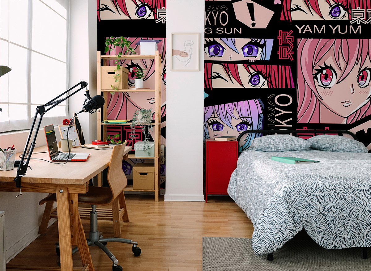 Fototapet Anime för ett tonårsrum