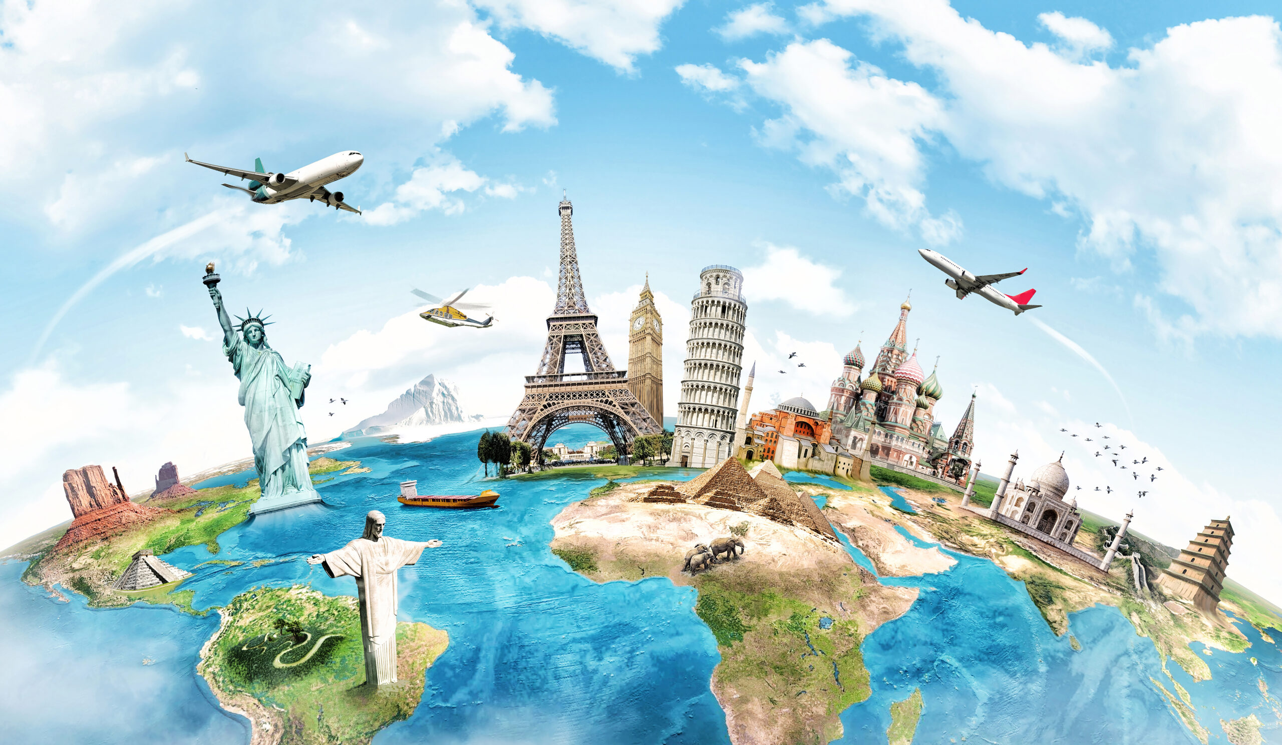 Travel,The,World,Monument,Concept